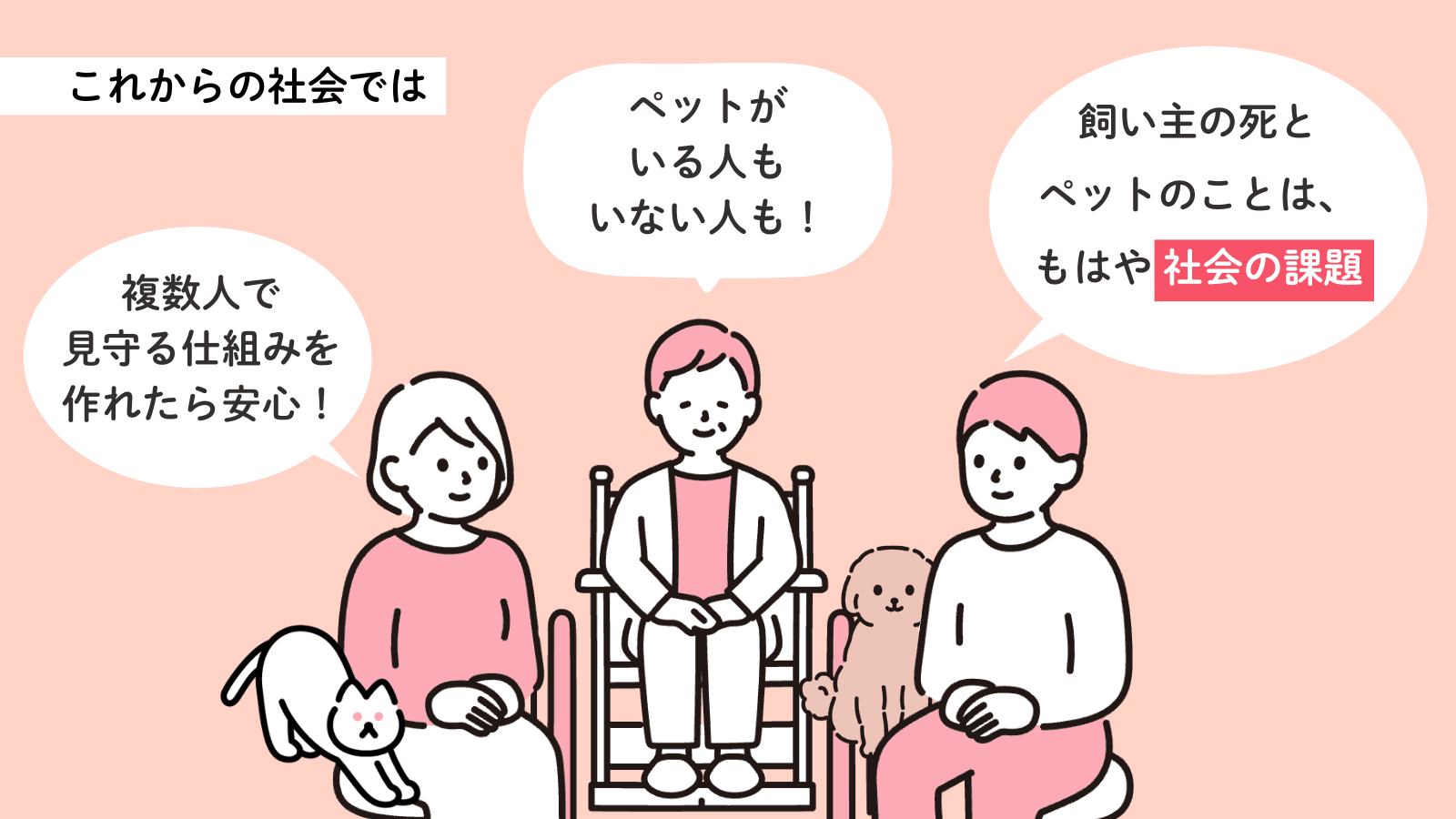 これからの社会では：社会全体で守る仕組みを